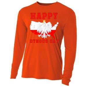 Happy Dyngus Day 2024 Polish Eagle Dyngus Day Polish American Polska White Eagle Cooling Performance Long Sleeve Crew