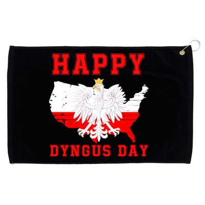 Happy Dyngus Day 2024 Polish Eagle Dyngus Day Polish American Polska White Eagle Grommeted Golf Towel