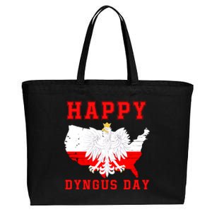 Happy Dyngus Day 2024 Polish Eagle Dyngus Day Polish American Polska White Eagle Cotton Canvas Jumbo Tote