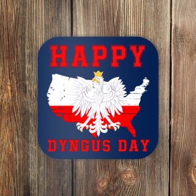 Happy Dyngus Day 2024 Polish Eagle Dyngus Day Polish American Polska White Eagle Coaster