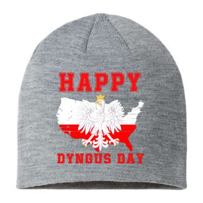 Happy Dyngus Day 2024 Polish Eagle Dyngus Day Polish American Polska White Eagle Sustainable Beanie