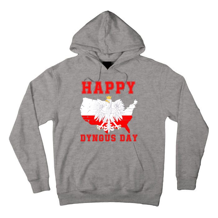 Happy Dyngus Day 2024 Polish Eagle Dyngus Day Polish American Polska White Eagle Tall Hoodie