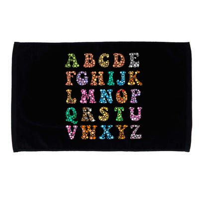 Happy Dot Day International Dot Day Polka Dot Alphabet Microfiber Hand Towel