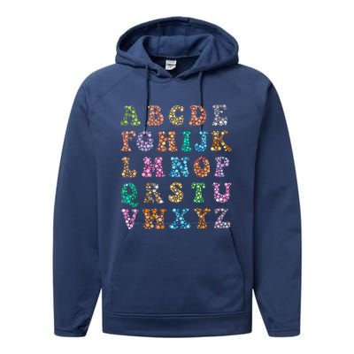 Happy Dot Day International Dot Day Polka Dot Alphabet Performance Fleece Hoodie