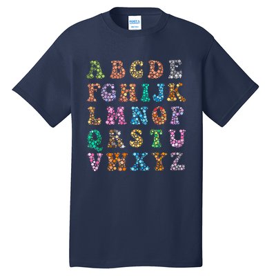 Happy Dot Day International Dot Day Polka Dot Alphabet Tall T-Shirt