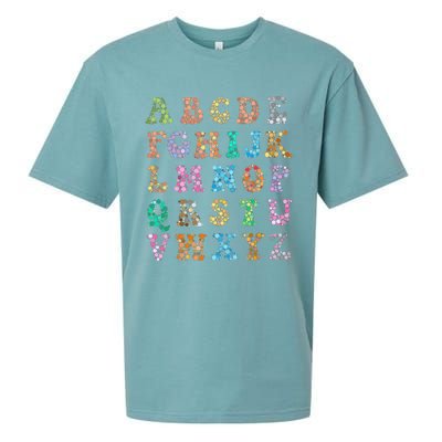 Happy Dot Day International Dot Day Polka Dot Alphabet Sueded Cloud Jersey T-Shirt