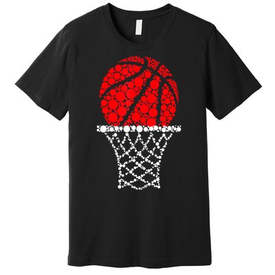 Happy Dot Day Basketball Dots Gift For Player Premium T-Shirt