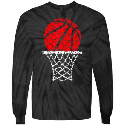 Happy Dot Day Basketball Dots Gift For Player Tie-Dye Long Sleeve Shirt