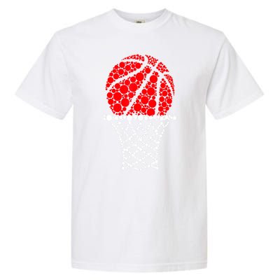 Happy Dot Day Basketball Dots Gift For Player Garment-Dyed Heavyweight T-Shirt