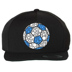 Happy Dot Day 2024 Polka Dot Soccer Ball Lover Wool Snapback Cap