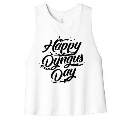 Happy Dyngus Day  Cute Ukraine Festival Funny Poland Gift Women's Racerback Cropped Tank