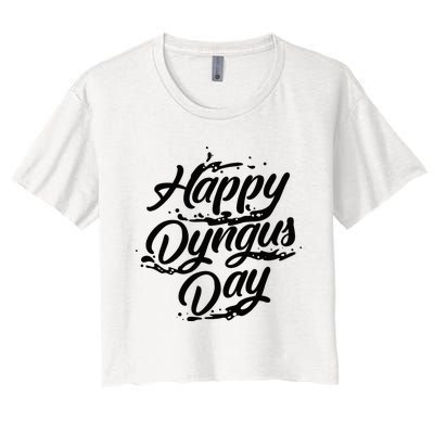 Happy Dyngus Day  Cute Ukraine Festival Funny Poland Gift Women's Crop Top Tee