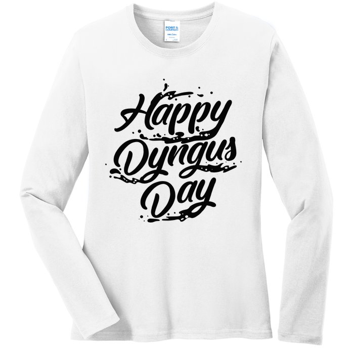 Happy Dyngus Day  Cute Ukraine Festival Funny Poland Gift Ladies Long Sleeve Shirt