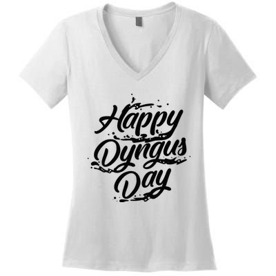 Happy Dyngus Day  Cute Ukraine Festival Funny Poland Gift Women's V-Neck T-Shirt