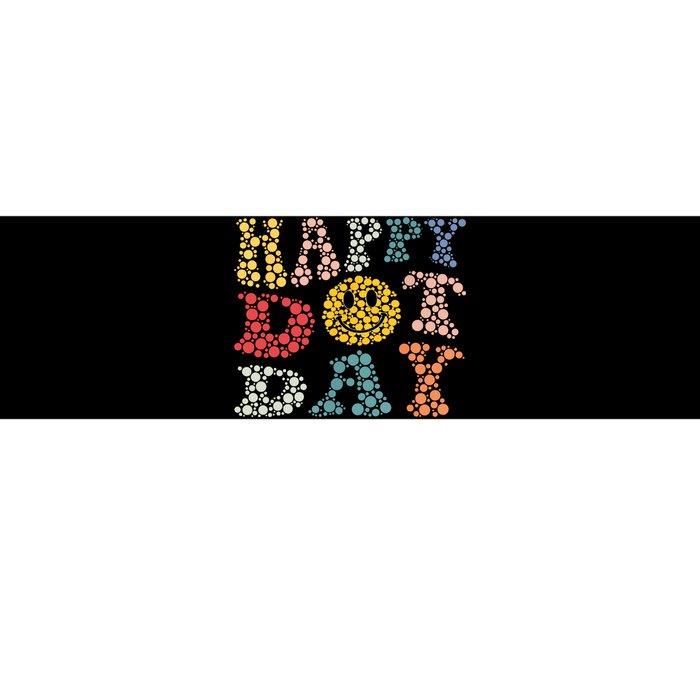 Happy Dot Day Shirts For Teacher Smile Face Bumper Sticker