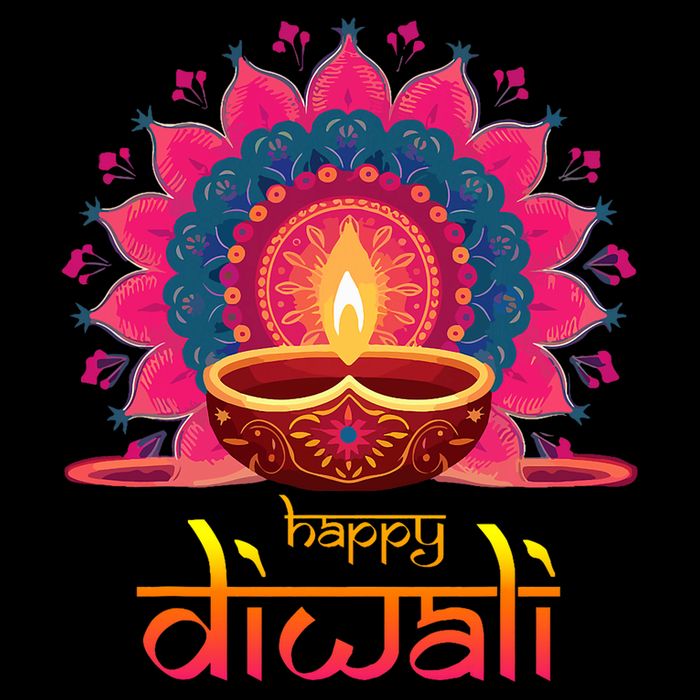 Happy Diwali Deepavali Hindu Indian Festival Of Lights Cooling Performance Crew T-Shirt