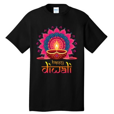 Happy Diwali Deepavali Hindu Indian Festival Of Lights Tall T-Shirt