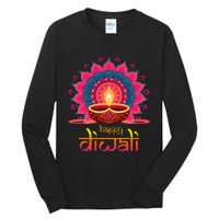 Happy Diwali Deepavali Hindu Indian Festival Of Lights Tall Long Sleeve T-Shirt