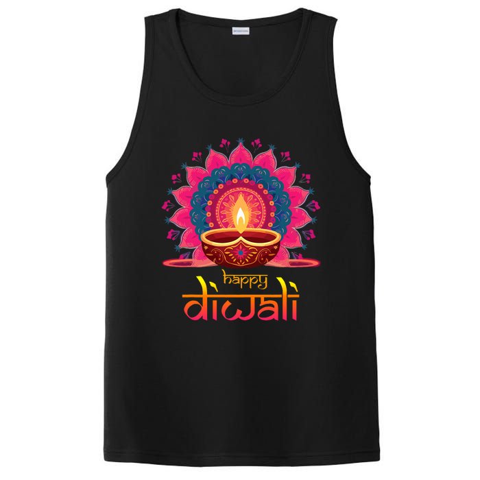 Happy Diwali Deepavali Hindu Indian Festival Of Lights PosiCharge Competitor Tank