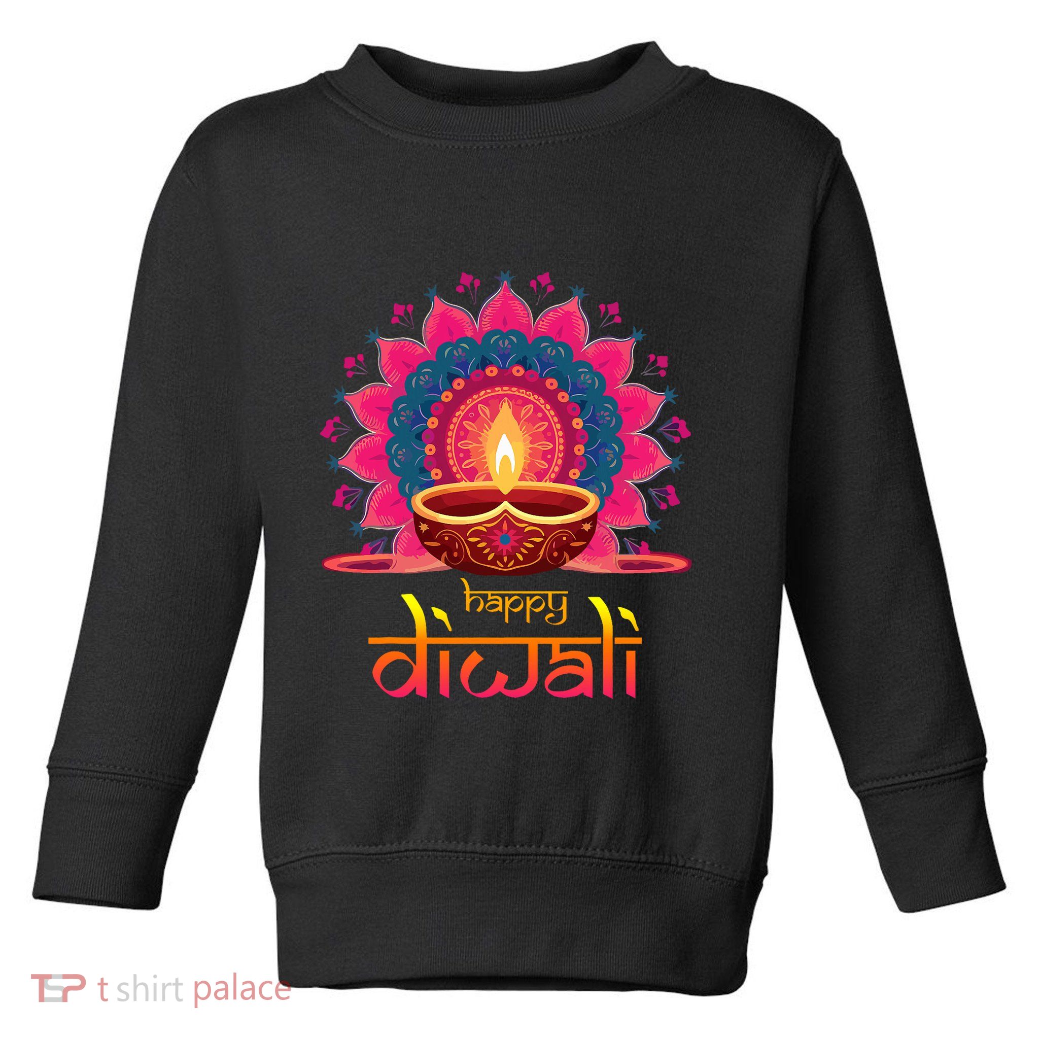 Happy Diwali Deepavali Hindu Indian Festival Of Lights Toddler Sweatshirt