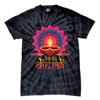 Happy Diwali Deepavali Hindu Indian Festival Of Lights Tie-Dye T-Shirt