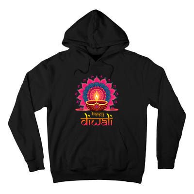 Happy Diwali Deepavali Hindu Indian Festival Of Lights Tall Hoodie