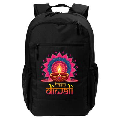 Happy Diwali Deepavali Hindu Indian Festival Of Lights Daily Commute Backpack