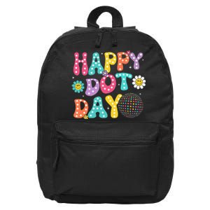 Happy Dot Day Teacher September 15th 2024 16 in Basic Backpack