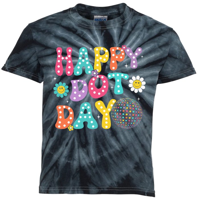 Happy Dot Day Teacher September 15th 2024 Kids Tie-Dye T-Shirt