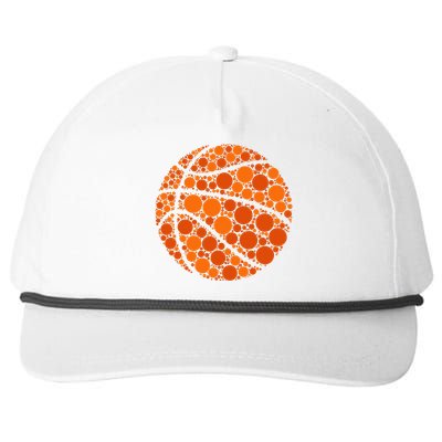 Happy Dot Day 2024 Polka Dot Basketball Lover Snapback Five-Panel Rope Hat