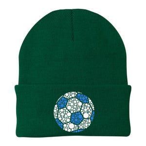 Happy Dot Day 2024 Polka Dot Soccer Ball Lover Knit Cap Winter Beanie