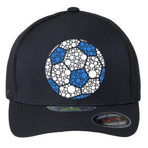 Happy Dot Day 2024 Polka Dot Soccer Ball Lover Flexfit Unipanel Trucker Cap