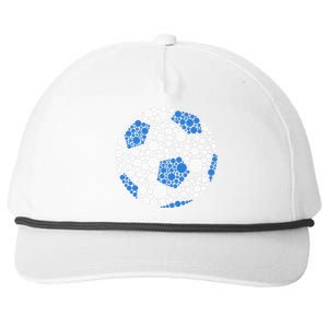 Happy Dot Day 2024 Polka Dot Soccer Ball Lover Snapback Five-Panel Rope Hat