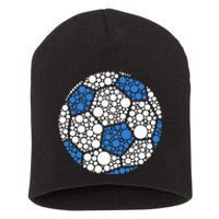 Happy Dot Day 2024 Polka Dot Soccer Ball Lover Short Acrylic Beanie