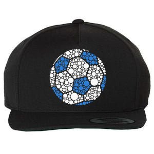 Happy Dot Day 2024 Polka Dot Soccer Ball Lover Wool Snapback Cap