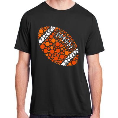 Happy Dot Day 2024 Polka Dot Football Ball Lover Adult ChromaSoft Performance T-Shirt