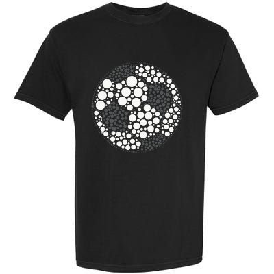 Happy Dot Day 2024 Polka Dot Soccer Ball Lover Garment-Dyed Heavyweight T-Shirt