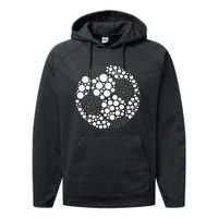 Happy Dot Day 2024 Polka Dot Soccer Ball Lover Performance Fleece Hoodie