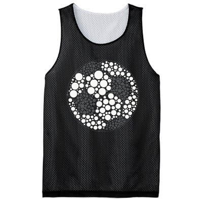 Happy Dot Day 2024 Polka Dot Soccer Ball Lover Mesh Reversible Basketball Jersey Tank