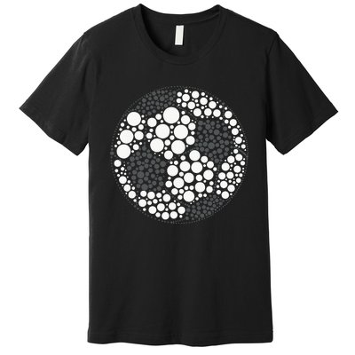 Happy Dot Day 2024 Polka Dot Soccer Ball Lover Premium T-Shirt