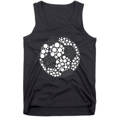 Happy Dot Day 2024 Polka Dot Soccer Ball Lover Tank Top