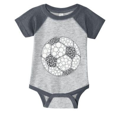 Happy Dot Day 2024 Polka Dot Soccer Ball Lover Infant Baby Jersey Bodysuit