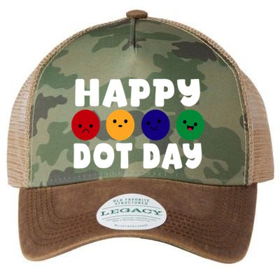 Happy Dot Day Legacy Tie Dye Trucker Hat