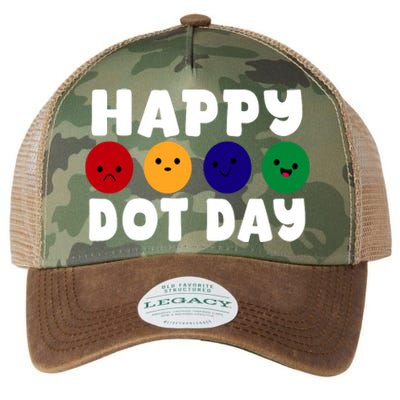 Happy Dot Day Legacy Tie Dye Trucker Hat