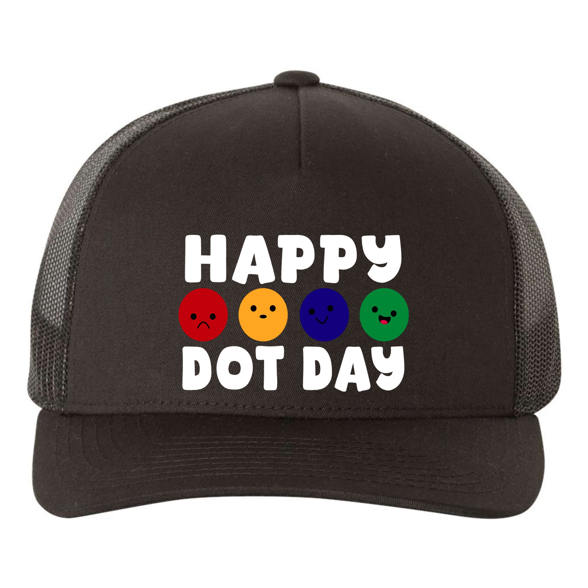 Happy Dot Day Yupoong Adult 5-Panel Trucker Hat