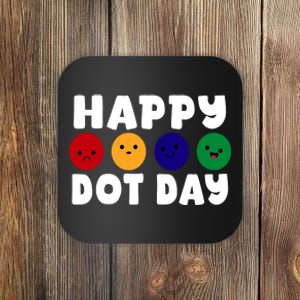 Happy Dot Day Coaster