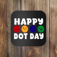 Happy Dot Day Coaster