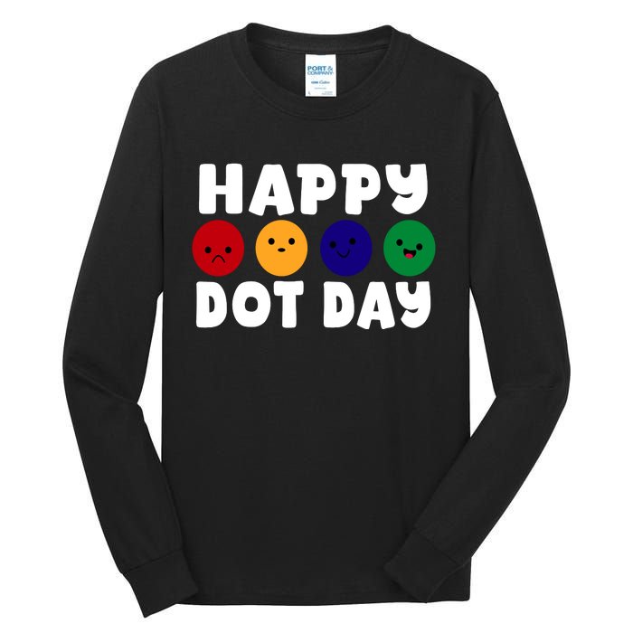 Happy Dot Day Tall Long Sleeve T-Shirt