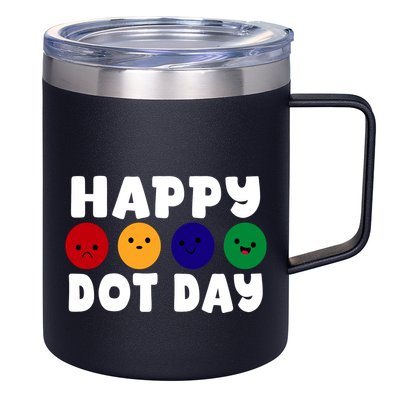 Happy Dot Day 12oz Stainless Steel Coffee Mug