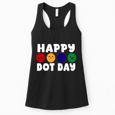 Happy Dot Day Womens Tank Top